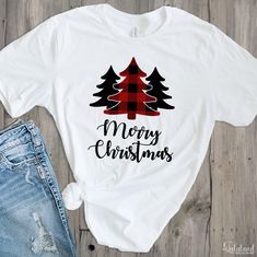 Christmas Tree Shirt Ideas, Htv Ideas, Svg Tree, Christmas Party Crafts, Christmas Tree Svg, Christmas Tree Clipart, Christmas Vinyl, Cricut Christmas, Tree Clipart