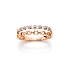 0.36 ct Diamond Half Eternity Double Band Ring * Half Eternity Rings * Chain Band Rings * Gold Double Band Chain Ring * Anniversary Rings * Pave Band Rings Product Features: *MODEL CODE: DZD0766 *METAL: GOLD *DIAMOND STONE: 0.36 CT NATURAL DIAMOND *GEM STONE: NATURAL DIAMOND %100 ORIGINAL *COLOUR F-G *CLARITY: VS-SI *GRAM: 2.78 GR  **The product will be sent with it's certificate. Awesome gift for yourself, friends or family members  *PACKING & GIFTS Each product is packed in our beautiful Diaz Jewelry presentation box and includes, certificate, and an appraisal card. *FREE EXPRESS SHIPPING We offer free, insured shipping worldwide, and generally ship orders through UPS expedited insured shipping. *RETURN POLICY Return the item for a full refund or exchange any or all of your purchased ite Exclusive Diamond Rings, Tiny Diamond Necklace, White Gold Ruby Ring, Rings Chain, Double Band Ring, Double Rings, Double Band Rings, Diamond Necklace Designs, Eternity Rings