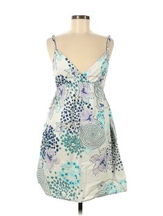 Old Navy Cocktail Dress Size: Medium Blue Dresses - used. 100% COTTON, Slip dress, Square, Paisley, Short, Sleeveless | Old Navy Cocktail Dress - Slip dress: Blue Paisley Dresses - Used - Size Medium Sleeveless Paisley Print Sundress For Spring, Summer Cotton Dresses With Paisley Print, Cotton Paisley Print Dress For Vacation, Casual Cotton Paisley Print Dresses, Summer Cotton Dress With Paisley Print, Cotton Vacation Dress With Paisley Print, Sleeveless Mini Dress With Paisley Print For Summer, Casual Sleeveless Midi Dress With Paisley Print, Summer Sleeveless Dress With Paisley Print