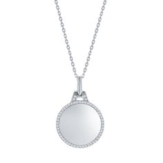 "Add a touch of modern flair to your look with this Argento Bella cubic zirconia circle pendant. Add a touch of modern flair to your look with this Argento Bella cubic zirconia circle pendant.  Chain length: 16 in. + 2-in. extender Chain type: cable Nickel free Metal: sterling silver Plating: gold tone, sterling silver Finish: textured Packaging: boxedSTONE DETAILS Stone type: cubic zirconia Total weight: 3 ct. Center stone size: 2 mm x 2 mm Shape: round Setting: micro prong Gemstones may have b Sterling Silver Diamond Necklace With Round Pendant, Sterling Silver Necklace With Diamond Accents And Round Pendant, Silver Sterling Silver Diamond Necklace With Round Pendant, Sterling Silver Round Pendant Necklace With Single Diamond, Sterling Silver Necklace With Single Diamond Round Pendant, Circle Pendant Necklace, Circle Pendant, Touch Of Modern, Chain Lengths