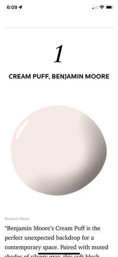 an ad for cream puff, with the text below it