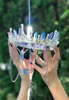 Fantasy Crown, 2023 Prom, Beautiful Tiaras, Crystal Tiara, Black Prom