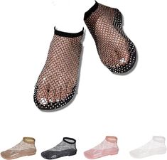 PRICES MAY VARY. 💎【Ultra Comfortable Shiny Gem Mesh Flats】Treat yourself to the ultimate comfort and keep your feet flexible. Breathable fabric provides great freedom and comfort, make you feel like walking on air. 💎【Fashion and Sexy】The unique design and rich colors can meet various matching needs, bring you a unique experience and create a fashionable appearance. 💎【Shiny Gem Mesh Flats】Its unique shiny design makes it stand out from the crowd, adding a dazzling glow to you. 💎【Light and Com Slip-resistant Mesh Running Shoes, Breathable Mesh Running Shoes With Synthetic Material, Slip-on Mesh Running Shoes With Arch Support, Spring Mesh Running Shoes Non-slip, Mesh Slip-on Running Shoes With Ortholite Insole, Mesh Flats, Sparkle Shoes, Fishnet Stockings, Rhinestone Shoes