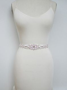 Ice pink wedding belt Bridal belt sash Crystal belts sashes Party Crystal Bridal Accessories With Sashes, Elegant Pink Bridal Belt With Sashes, Pink Bridal Belt With Sashes For Party, White Crystal Embellished Sash, White Embellished Crystal Sashes, White Crystal Embellished Sashes, Crystal Bridal Belt With Sashes For Party, White Rhinestone Bridal Belt For Party, White Bridal Belt With Rhinestones For Party