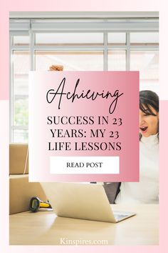 🌟 Embrace the wisdom of 23 years with invaluable life lessons that inspire growth, resilience, and self-discovery. Reflect on experiences that have shaped your journey and find solace in the lessons that pave the way to a brighter future. 🌈✨ #LifeLessons #JourneyOfWisdom #Kinspires Achieve Success