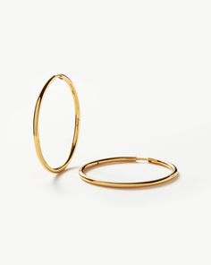 Classic Large Hoop Earrings | 18ct Gold Plated Vermeil. Introducing Our Lightest Ever Hoops — an Elevated Collection of Everyday Essentials that are Anything but Basic. These Simple Large Hoops Have Been Handcrafted to Become Your New Core Staples. Plus, they Feature a Hidden Hinge for a Seamless Closure. Wear Solo or Style with Studs and Mini Hoops for an Instant Ear Stack. Also Available in Small, Medium and Oversized. Metal: 18Ct Recycled Gold Plated Vermeil on Recycled Sterling Silver Hoop D Gold And Silver Earrings, Oversized Hoop Earrings, Medium Hoop Earrings, Ear Stack, Large Hoop Earrings, Pearl Pendant Necklace, Recycled Gold, Sterling Silver Hoops, Recycled Sterling Silver