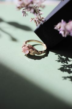 ✵ Learn more about us: www.edengardenjewelry.com ✵ WhatsApp number for urgent questions: +34 690 701 654 E-mail: edengardenshop@gmail.com This beautiful rose quartz engagement ring is made of rose gold looks really delicate and charming. Our unique engagement jewelry may be an exquisite and unique gift for your wife, bride, girlfriend or any other special woman in your life. This romantic ring is handmade from solid 14K rose gold and adorned with natural rose quartz, 6 mm size. Nature ring featu Delicate Morganite Rings With Rose Cut Diamonds, Delicate Morganite Promise Ring, Delicate Morganite Rings For Promise, Delicate Morganite Ring, Delicate Rose Gold Morganite Ring, Morganite Rose Gold Proposal Jewelry, Rose Gold Rose Quartz Promise Ring, Delicate Rose Quartz Wedding Jewelry, Delicate Rose Quartz Jewelry For Wedding