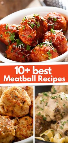 the top 10 best meatball recipes in this roundup are chicken, pasta, and mushrooms