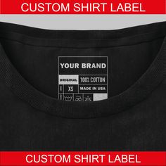 Upgrade Your Clothing Brand with Custom Tagless Heat Transfer Labels! Ditch the Itchy Tags: Comfortable Branding for Your Apparel Make your clothing line stand out with professional, full-color custom tagless heat transfer labels. These soft, comfortable labels are the perfect way to add a touch of brand identity without sacrificing comfort. They're also more affordable than traditional sewn-on tags, making them a great choice for both established brands and those just starting out. We accept va Color Branding, Custom Clothing Labels, Shirt Label, Diy Labels, Neck Label, Clothing Tags, Clothing Logo, Clothing Line, Clothing Labels