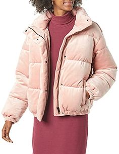 Amazon Essentials Women's Relaxed-Fit Mock-Neck Short Puffer Jacket (Available in Plus Size) (Previously Daily Ritual) Short Puffer Jacket, Cold Weather Fashion, Amazon Essentials, Duster Cardigan, Daily Ritual, Faux Leather Leggings, Short Coat, Puffer Coat, Alternative Fashion