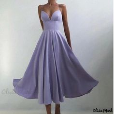 Olivia Mark - Luxurious Long-Sleeved Formal Gown with Flared Skirt Backless Ball Gown, Pleated Party Dress, Simple Prom Dress, Solid Color Dress, Vestidos Vintage, Suspender Dress, Flowing Skirt, Evening Gowns Formal, Party Dress Long