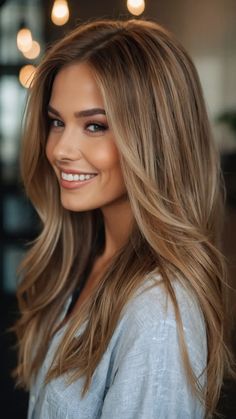 Golden Dreams: 15 Bronde Hair Color Ideas for Every Brunette - Inspire Inlet Hair Color Blonde To Brown, Ashley Brown Hair, Medium Brown Golden Hair, Transitioning To Blonde Hair Brunettes, Hazel Eyes With Brown Hair, Dark Hair For Light Skin Tones, Honey Brown All Over Color, Cool Brown Blonde Hair, Fall Time Hair Color