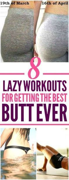 These 8 lazy girl but exercises are THE BEST! I'm so glad I found these AMAZING butt workouts! Now I can get rid of cellulite and get fit! Definitely pinning! But Exercises, Workouts For Teens, Body Workout Plan, Bodyweight Workout Beginner