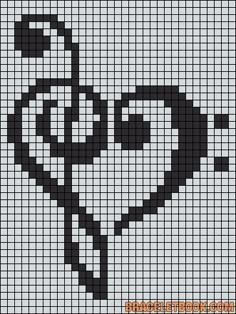 a black and white cross stitch pattern with the letter s in it's center