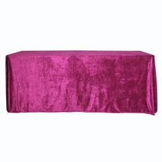 Velvet 90x156 Rectangular Tablecloth - Magenta Velvet Table Cloth, Velvet Tablecloth, Magenta Velvet, 120 Round Tablecloth, Wedding Reception Party, Rectangular Tablecloth, Winter Wonderland Theme, Flower Panels, Buffet Display