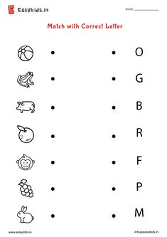 an english worksheet with letters and numbers to match the letter's name