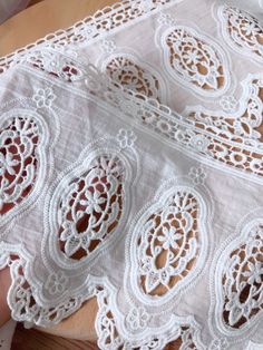 "100% cotton lace trim, 6.5 inches wide Listing is for 2 yards. ( Additional quantities are available.) Width approx: 6.5\" Use for wedding garters, neckline, shoulder belt, pillowcase, dresses, headbands, gifts, bags decoration, party dress, garment, collar, curtains, skirt bottoming, home decor and other projects you could imagine. MORE LACE TRIM: https://www.etsy.com/shop/lacelindsay?section_id=13443513 For more quantity, please feel free to convo me for custom listing. My shop link: http://w Spring Cotton Lace With Lace Work, White Cotton Lace With Patchwork, White Cotton Lace With Lace Patchwork, Spring Cotton Crochet Lace, Spring Crochet Cotton Lace, Cream Scalloped Lace For Summer, White Cotton Lace In Bohemian Style, Bohemian White Cotton Lace, White Crochet Lace Cotton