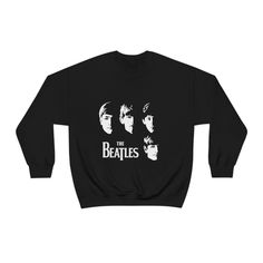 the beatles sweatshirt on a white background