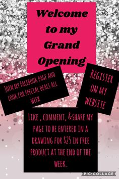 Mary Kay Grand Opening, Mary Kay Tips, Mary Kay Business, Social Media Marketing Plan, End Of The Week, Brow Bar, Facebook Post