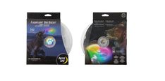 Nite Ize Flashflight LED Dog Discuit - Best Dog Flying Disc For All Hours of Play - With Long-Lasting LED Light, 1-Pack Multi Megan Brown, Nite Ize, Dog Ball, Bright Led Lights