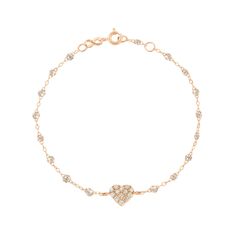 Gigi Clozeau - In Love Diamond Bracelet, Sparkle, Rose Gold, 6.7 Heart Bracelets, Heart Bracelet, Diamond Heart, Pendant Set, Heart Pendant, Diamond Bracelet, In Love, How To Find Out, Diamonds