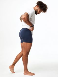 This men’s Navy Boxer Brief 3-Pack is your one-way ticket to comfort central. Experience next-level softness in a trio of smooth operators, crafted from fabric that redefines cozy. Conquer your day with supportive stretch and a no-dig waistband that stays put. Built to last, these boxers keep you feeling confident, wash after wash. Ditch the discomfort, embrace the awesome - grab yours today! Made with silky micro modal and stretchy spandex for perfect fit and feel Plush, soft elastic waistband Fitted Multi-pack Boxer Briefs For Workout, Sporty Stretch Multi-pack Boxer Briefs, Casual Compressive Anti-odor Boxer Briefs, Stretch Comfortable Sports Boxer Briefs, Comfortable Stretch Sports Boxer Briefs, Casual Compression Boxer Briefs For Yoga, Athleisure Multi-pack Boxer Briefs For Workout, Compression Seamless Boxer Briefs For Workout, Athleisure Workout Boxer Briefs Multi-pack