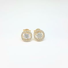 - Solitaire Halo Stud Earrings are made with high quality 14K real solid yellow gold. Also we have listed a necklace with the same model. So you can combine them. - Solitaire Round Stud Earrings for women is decorated with white zirconia stones. - This cute, charm, dainty, delicate, elegant and trendy 14K Solitaire Stud Earrings have been artfully designed for timeless fashion. - You receive solitaire earrings in a beautiful and free gift box - Free shipping (Arrive within 4 business days to the Round Cut Single Diamond Earrings For Gift, Festive Gold-plated Solitaire Earring, White Solitaire Round Cut Earrings, White Diamond Solitaire Round Cut Earrings, Solitaire Cubic Zirconia Round Cut Earrings, Snowflake Bracelet, Round Halo, Turquoise Stud Earrings, Solitaire Earrings