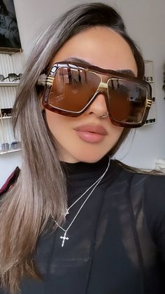 Brand new Gucci GG0900S 002 Sunglasses. Havana brown unisex oversized aviator sunglasses.Gold mirrored striped legs with Gucci logos on temples. Dark brown lens. Measures 60-9-140. 100% UVA/UVB.Comes with Gucci case, cloth, satin pouch, and authenticity card.100% authentic. Made in Italy. Retail price $650. Oversized Aviator Sunglasses, Satin Pouch, Brown Lens, Havana Brown, Men's Eyeglasses, Oversized Sunglasses, Dolce & Gabbana, Aviator Sunglasses, Brunei