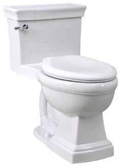 a white toilet with its lid up and the seat down, on a white background