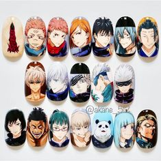 Tool Decorations, Naruto Nails, Kawaii Nail Art