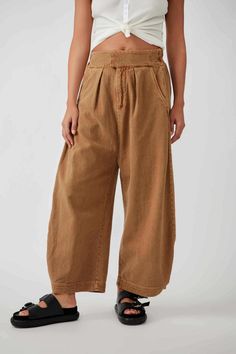 Rent Cool Harbor Wide-Leg Pants from Nuuly. Pick 6 items for $98/month. Free shipping + returns. Free People Aesthetic, Mens Beach Shirts, People Aesthetic, Polo Wraps, Find My Friends, Beach Shirts, Wide Waistband, The Present, Wide Leg Trousers