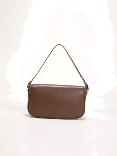 BagForLove-Minimalist Metal Decor Flap Baguette Bag - Women Shoulder Bags Product Description Color Coffee Brown Strap Type Adjustable Style Elegant Pattern Type Plain Bag Size Small Quantity 1 piece Type Baguette Bag Composition 100% Polyurethane Material PU Leather Size Chart INCH CM Size Bag Width Bag Height Bag Length Strap Length one-size 2 5.5 9.8 43.3 Size Bag Width Bag Height Bag Length Strap Length one-size 5 14 25 110 Similar Products h2 { text-align: center; } .red-box { width: 100%; Classic Brown Baguette Bag With Large Capacity, Brown Handheld Baguette Bag, Classic Brown Tote Baguette Bag, Chic Brown Handheld Baguette Bag, Brown Baguette Bag With Detachable Strap For Everyday, Brown Handheld Baguette Bag For Everyday, Everyday Brown Baguette Bag With Detachable Strap, Brown Baguette Tote With Mobile Phone Bag, Brown Baguette Bag Satchel With Removable Pouch