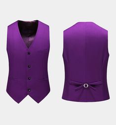 Finely crafted from high-quality material, durable and timeless, this single-breasted 3 piece purple suit is fully lined and has two exterior flap pockets. The long-lasting fabric is soft and comfortable. The slim fit suit jacket has two functional breast pockets, one exterior, and one interior. This classic deep purple outfit is the right choice to wear for those special days such as weddings, proms, anniversaries, even formal business functions. You absolutely can’t go wrong with this stylish Deep Purple Outfit, Purple Dress Shoes, Purple Suit, Prom Tuxedo, Purple Outfit, Purple Suits, Purple Outfits, Polyester Pants, Slim Fit Suit