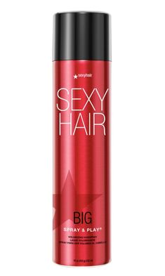 Big Sexy Hair Spray & Play® Volumizing Hairspray gives your hair moveable and unbelievable volume, lift and hold. This firm, fast-drying spray leaves hair manageable and super shiny while defending it against damaging UV rays. Its extra-strength formula won't diminish under humidity and is effective for any hair type. Volumizing Spray For Fine Hair, Hair Spray For Volume, Best Hair Spray For Humidity, Living Proof Hair Spray, Volumizing Hair Spray, Volumizing Hair, Hair Volume Spray, Fred Meyer, Hair Spray