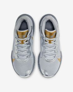 Nike React Elevated Sizes 12 Silver Gold With A Receipt Free Shipping 100% Auth Basketball Shoes Nike, Shoe Nike, Nike Basketball Shoes, Nike React, Nike Free, Basketball Shoes, Nike Shoes, Silver Gold, Sneakers Nike