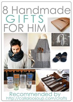 eight handmade gifts for him