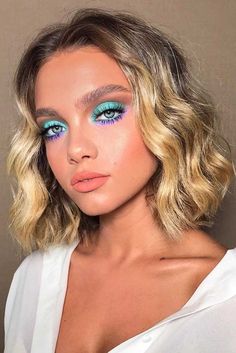 makeup inspiration tips looks euphoria colorful bold eye makeup cruelty free affordable Editorial Make-up, Cruelty Free Makeup Brands, Festival Make Up, Mekap Mata, Video Makeup, 50 Makeup, Bold Eye Makeup, Bold Makeup Looks, Bright Makeup