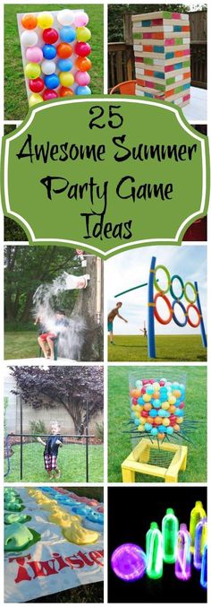 25 awesome summer party game ideas for kids to play in the park or pool with