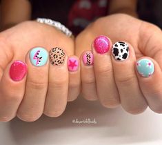 School Nail Ideas, Back To School Nail Ideas, Cowboy Nails, Teen Nails, Fingernail Art, Western Nails, Retro Nails, Cute Simple Nails, Simple Gel Nails