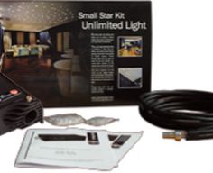 the small star kit is in its box and ready to be used as a projector