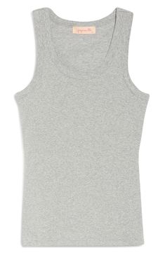 Relax, this ribbed tank has got you for both comfort and support in an easy-fit cut from stretch cotton and a hidden built-in shelf bra. Style Name:Papinelle Ribbed Shelf Bra Tank. Style Number: 6240992. Stretch Ribbed Scoop Neck Vest, Stretch Ribbed Crew Neck Tank Top, Cotton Ribbed Crew Neck Tank Top, Cotton Crew Neck Tank Top With Ribbing, Cotton Ribbed Scoop Neck Camisole, Ribbed Cotton Scoop Neck Camisole, Ribbed Cotton Camisole With Scoop Neck, Stretch Cotton Ribbed Vest, Cotton Seamless Tank Top