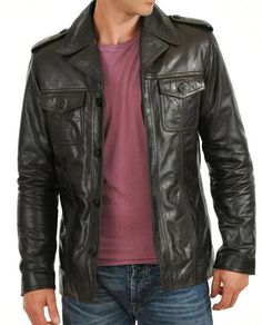 PREMIUM QUALITY - This Brown Elvis leather jacket is crafted in high grade Lamb Skin leather - beautifully soft touch & supple . This men's leather jacket combines timeless features. Description :  ►Color : Brown ►Material- Full Grain Lamb Skin Leather ► ZIPPER- High quality heavy duty YKK Zipper. Zipper closure ►Lining: Soft Polyester inside lining ►STYLE- Let you move freely and enjoy the best level of comfort in summer as well as winter with this leather jacket men. ►SIZE - Please Select the Size according Our size chart attached in the Last Image If any Problem so you can contact us for right size. ►Season : Winter, Spring, Fall. 1) Sizing Jackets are available in: XS, S, M, L, XL, XXL, XXXL (See the last image for size chart) Material : Lambskin Leather  Mens Real Black Leather Slim F Suede Jacket Men, Winter Trench Coat, Distressed Jacket, Lambskin Leather Jacket, Riders Jacket, Men's Leather Jacket, Real Leather Jacket, Genuine Leather Jackets, Leather Jacket Black