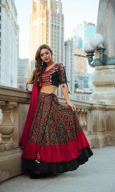 Lengha Blouse, Garba Dress, Navratri Dress, Lehnga Dress, Lehenga Blouse Designs, Georgette Dupatta