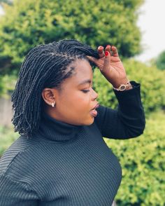 Everyday is a good hair day 😍❤️🫶🏾 #microlocs #microlocstyles #microlocjourney✨️ #microlocsretightening #locs #locjourneybegins #womenwithlocs #loclove Loc Inspiration, Good Hair, Black Hairstyles, April 7, Loc Styles