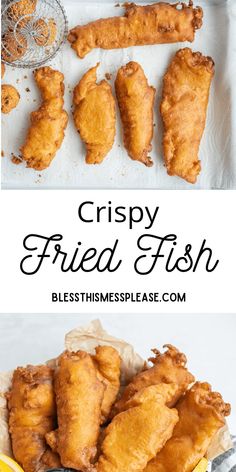 crispy fried fish is an easy and delicious appetizer that's ready in under 30 minutes