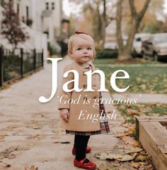 girl name Jane. Jane Name, Bible Baby Names, Bible Names, Child Names, Meaningful Baby Names, Middle Names For Girls, Christian Names, Sweet Baby Names, Biblical Names