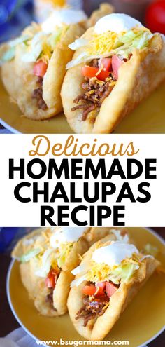 this delicious homemade chalupas recipe is so easy to make