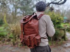 Vintage Leather Backpack, Laptop Bag Men, Women Leather Backpack, Vintage Leather, Womens Backpack