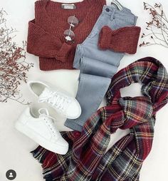 Tartan Clothing, Super Outfit, Crop Top Outfits, Trendy Fall, Casual Winter Outfits, Ladies Dress Design, School Outfit, الرسومات اللطيفة, College Outfits