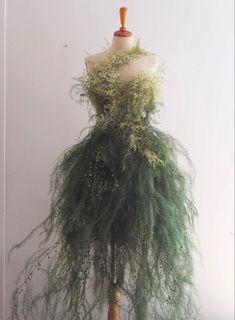 Moss Dress, Ren Faire Costume, Flower Costume, Princess Aesthetic, Fairy Costume, Flower Dress, Fairy Dress, Fantasy Clothing, Diy Costumes